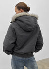 [MADE] Moher Fur Trimmed Hooded Jumper