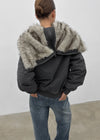 [MADE] Moher Fur Trimmed Hooded Jumper