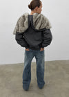 [MADE] Moher Fur Trimmed Hooded Jumper