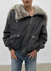 [MADE] Moher Fur Trimmed Hooded Jumper