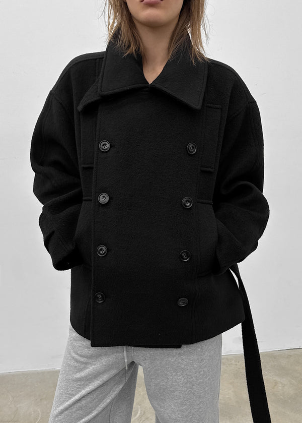 [MADE] Julien Wool Half Coat (50% Wool)