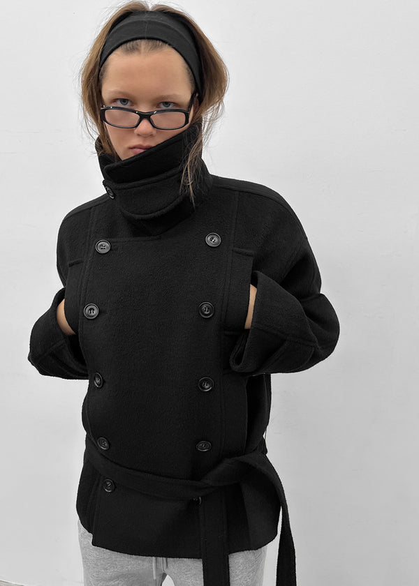 [MADE] Julien Wool Half Coat (50% Wool)