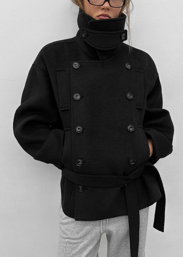 [MADE] Julien Wool Half Coat (50% Wool)