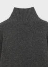 [MADE] Renoir High-Neck Knit Cardigan (34% Wool)