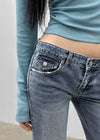 [MADE] Ruhen Low-waist Bootcut Denim Pants