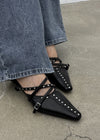 Felber studded stiletto mule heels