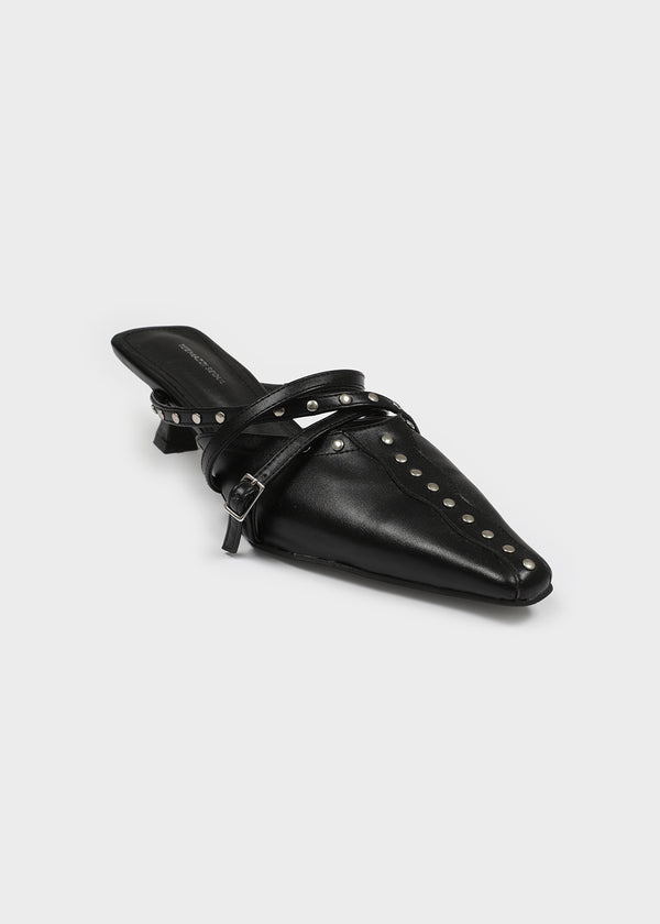 Felber studded stiletto mule heels