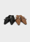 Felber studded stiletto mule heels