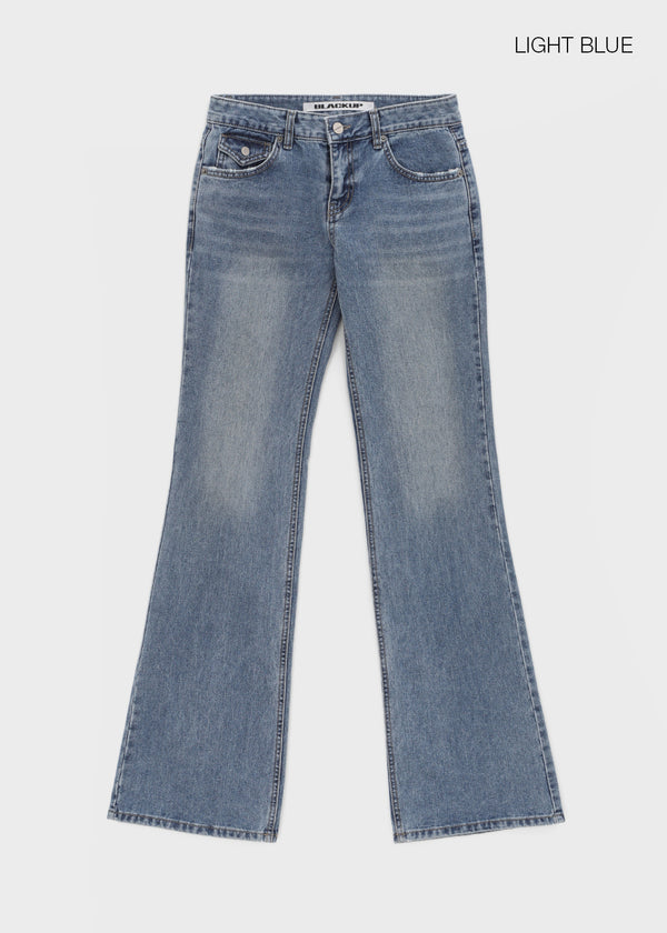 [MADE] Ruhen Low-waist Bootcut Denim Pants