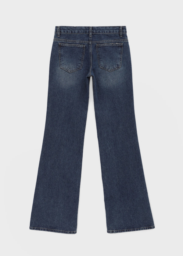 [MADE] Ruhen Low-waist Bootcut Denim Pants