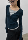 [MADE] Pinket Vintage Layered Long Sleeve Tee