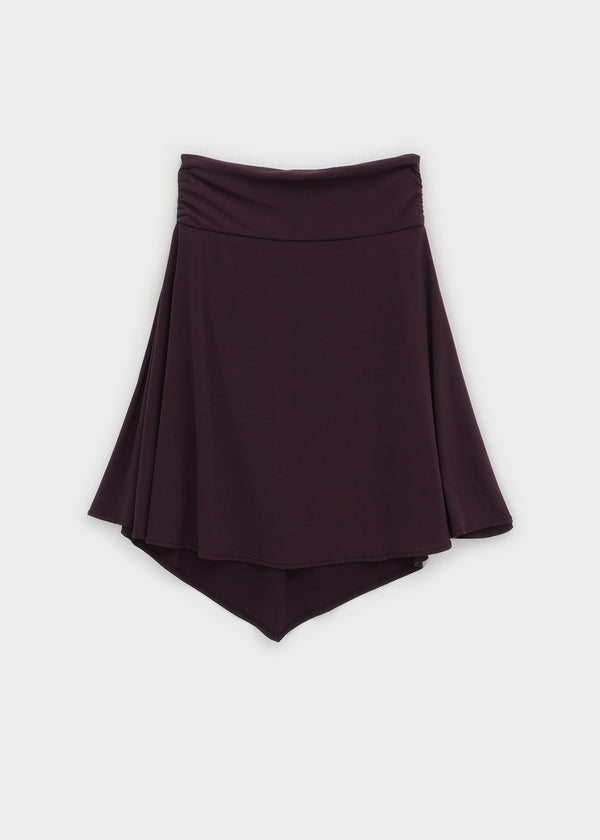 Pyamang asymmetrical wrap midi skirt