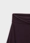 Pyamang asymmetrical wrap midi skirt