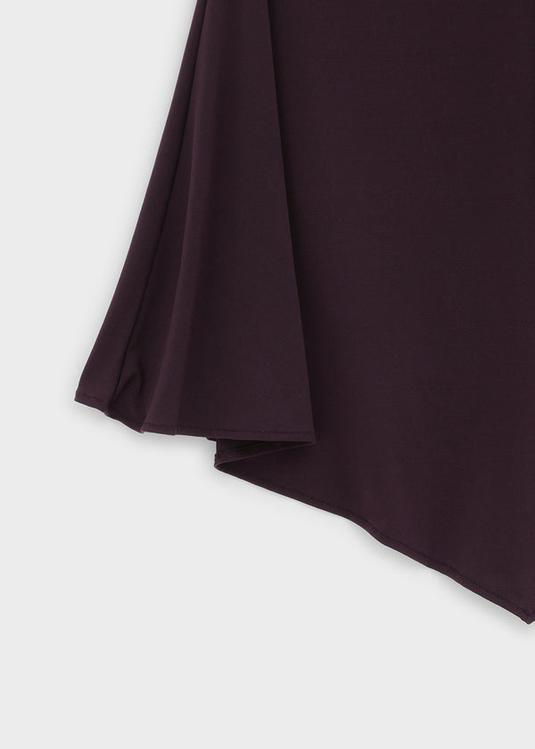 Pyamang asymmetrical wrap midi skirt