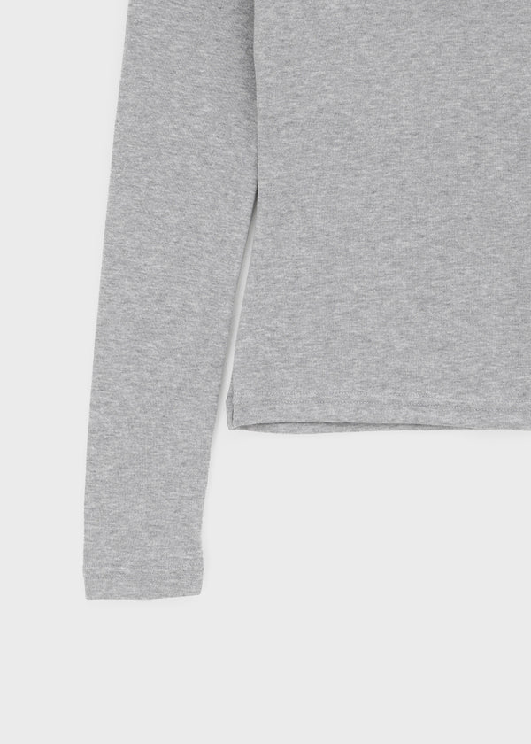 Anvil Layered Henley Neck Long Sleeve Tee