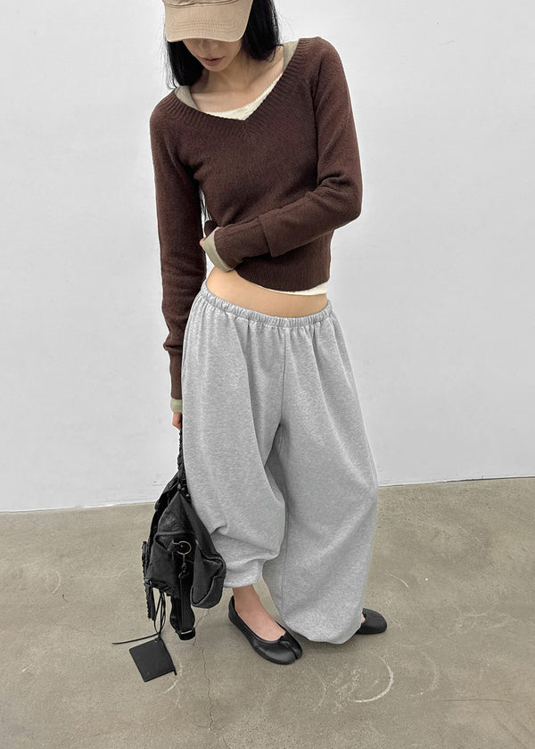 [MADE] Ruby Woo Wool V-neck Knit
