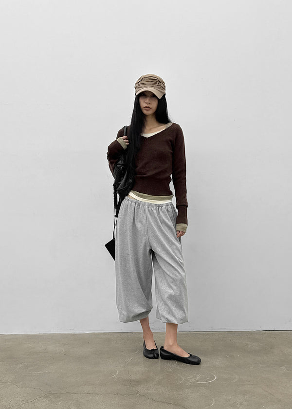[MADE] Ruby Woo Wool V-neck Knit