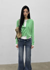 Tommy Round Knit Cardigan (60% Wool)