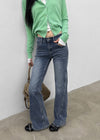 [MADE] Apricot Brushed Slim Stretch Bootcut Denim Pants