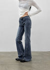 [MADE] Apricot Brushed Slim Stretch Bootcut Denim Pants