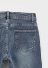 [MADE] Apricot Brushed Slim Stretch Bootcut Denim Pants