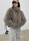 [MADE] Nanaba High-neck Fur Jacket