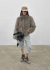 [MADE] Nanaba High-neck Fur Jacket