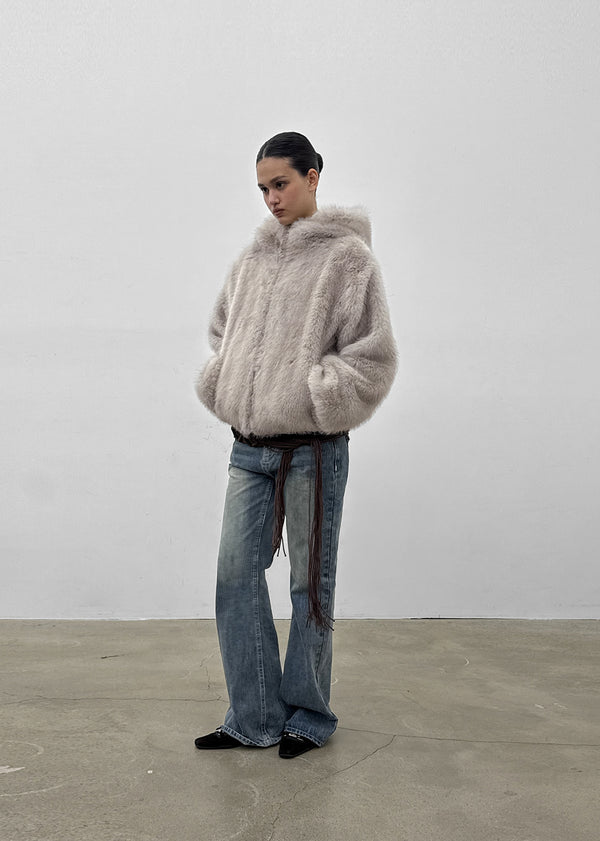 [MADE] Zeroin Fur Hooded Jumper