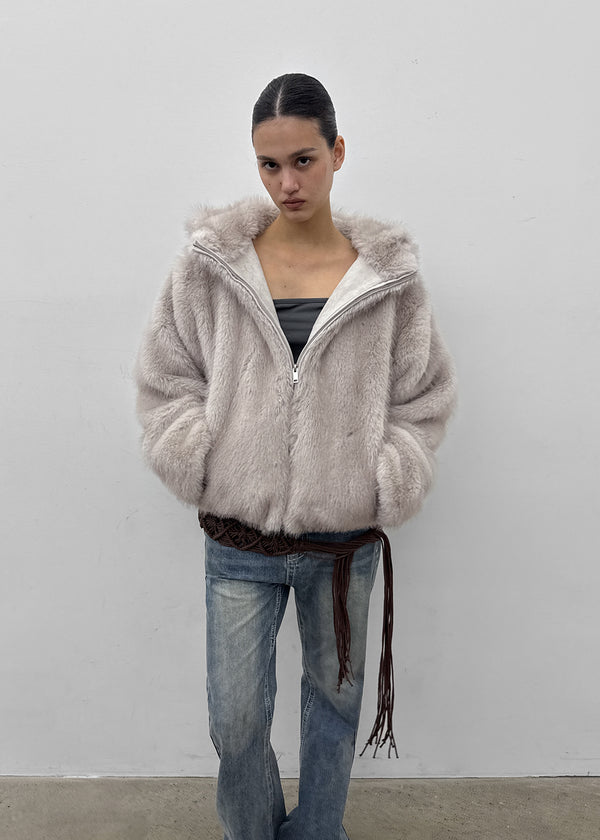 [MADE] Zeroin Fur Hooded Jumper