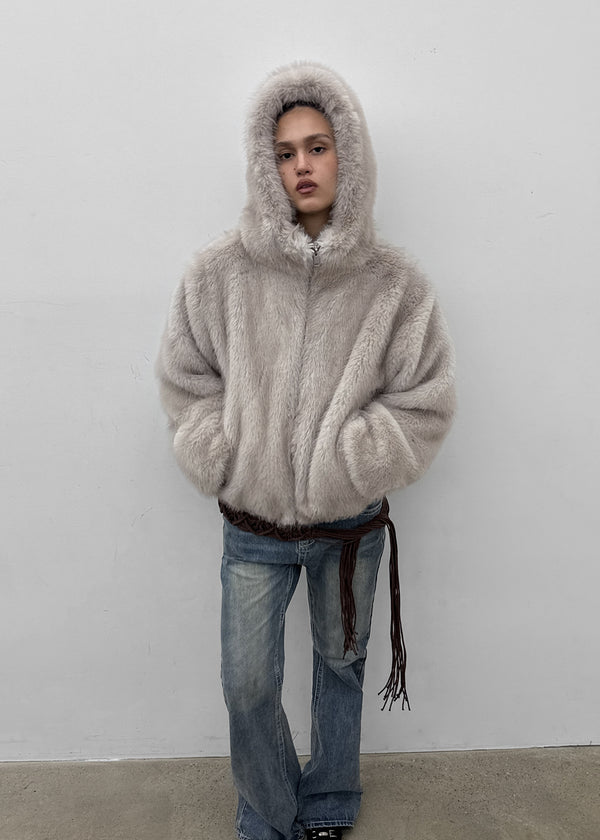 [MADE] Zeroin Fur Hooded Jumper