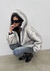 [MADE] Romkun Reversible Hooded Fur Leather Jumper