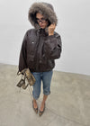 [MADE] Romkun Reversible Hooded Fur Leather Jumper