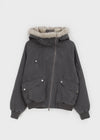 [MADE] Moher Fur Trimmed Hooded Jumper