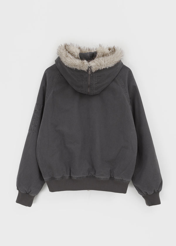 [MADE] Moher Fur Trimmed Hooded Jumper