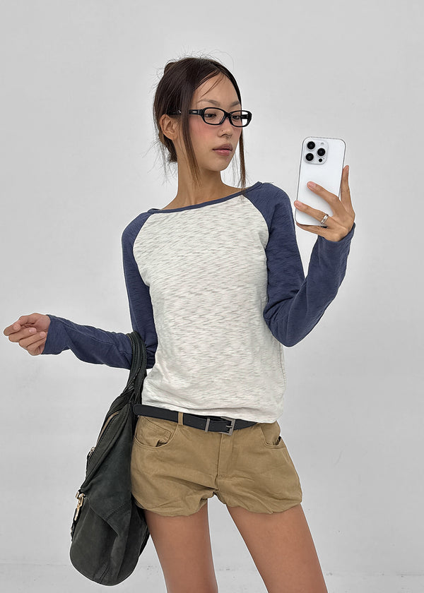 [MADE] Fave Slub Raglan Long Sleeve Tee