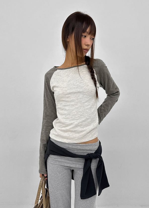 [MADE] Fave Slub Raglan Long Sleeve Tee