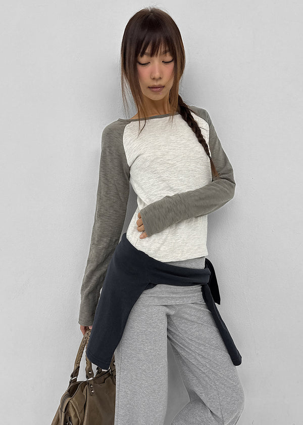 [MADE] Fave Slub Raglan Long Sleeve Tee