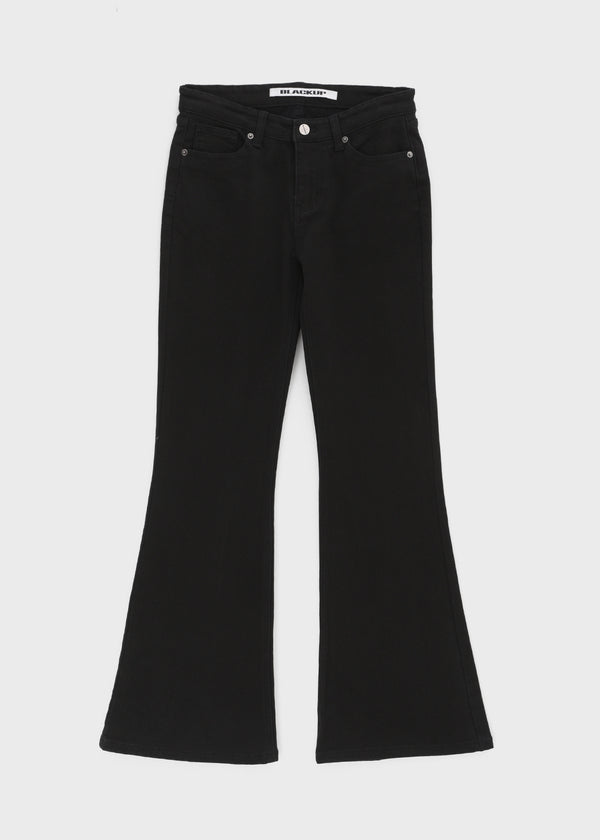 [MADE] Cab Low-waist Bootcut Fleece-Lined Cotton Pants