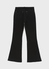 [MADE] Cab Low-waist Bootcut Fleece-Lined Cotton Pants