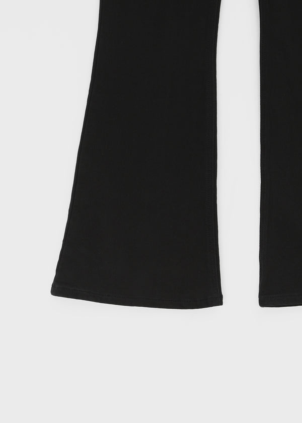 [MADE] Cab Low-waist Bootcut Fleece-Lined Cotton Pants