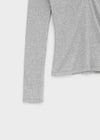 Chuki V-neck Button Long Sleeve Tee