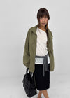 Donia boat neck long-sleeve shirt