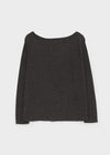 Donia boat neck long-sleeve shirt