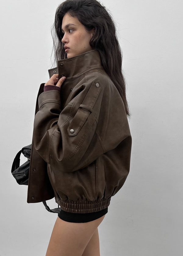 [MADE] Keslo Double Leather Jumper (FUR ver.)