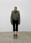 [MADE] Vanity Fur-Trimmed Wellon Crop Padded Jacket