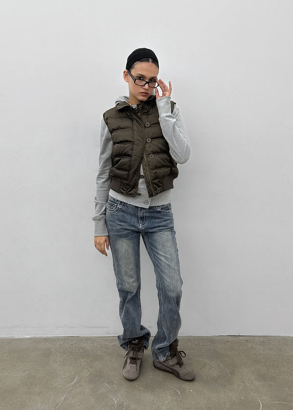 [MADE] Vanity Fur-Trimmed Wellon Padded Vest
