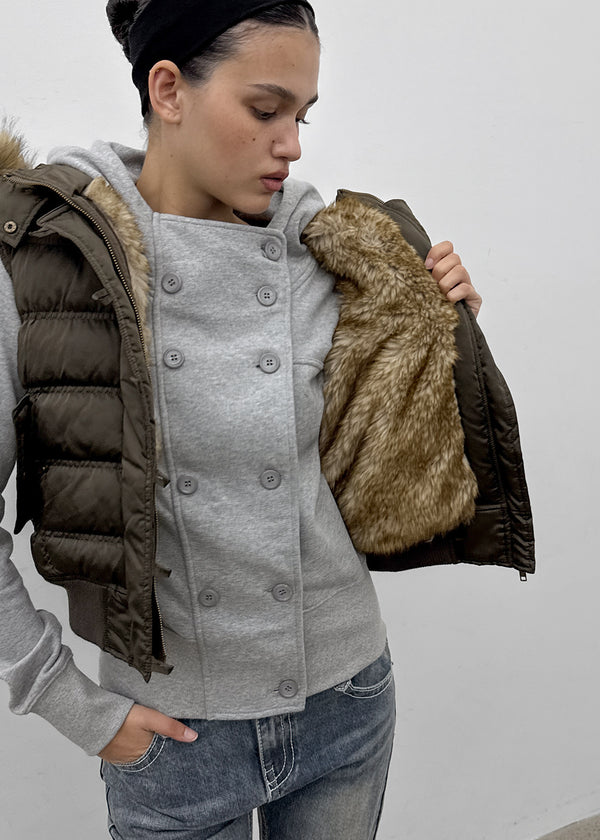 [MADE] Vanity Fur-Trimmed Wellon Padded Vest