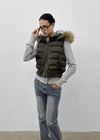 [MADE] Vanity Fur-Trimmed Wellon Padded Vest