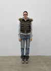 [MADE] Vanity Fur-Trimmed Wellon Padded Vest