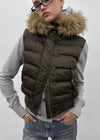 [MADE] Vanity Fur-Trimmed Wellon Padded Vest